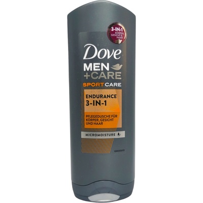 Dove душ гел за мъже, Endurance 3in1, 250мл