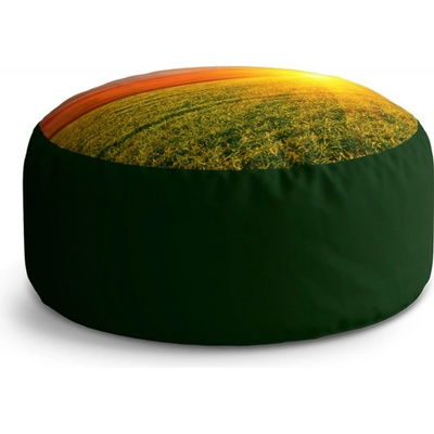 Sablio Taburet Circle Západ slunce nad loukou: 40x50 cm