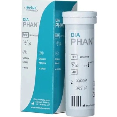 Erba Lachema DiaPHAN pro sebetestování 50 ks
