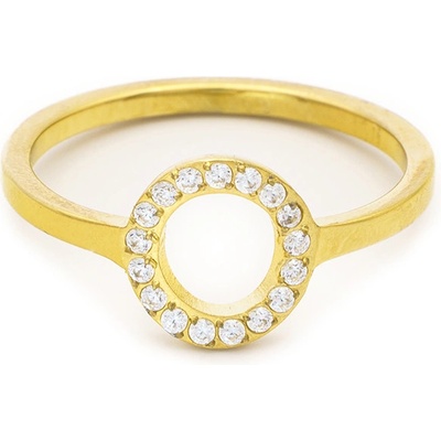 Bruno Prsten KROUŽEK GOLD s kamínky S4391