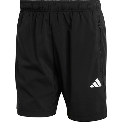 adidas WORKOUT ESSENTIALS BASE WOVEN SHORT Čierna Biela