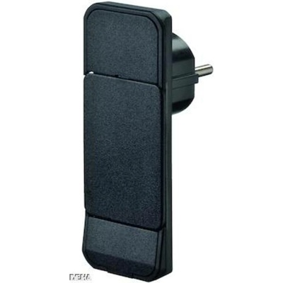 Bachmann 933.008 zástrčka SchuKo plast 250 V čierna IP20