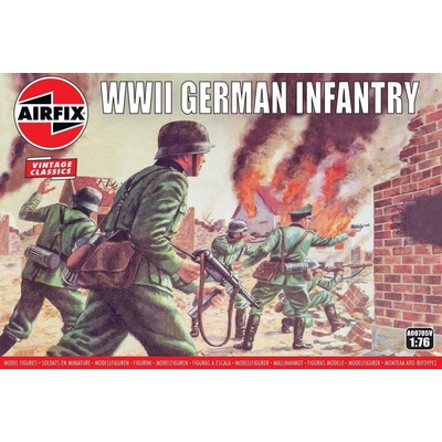 Airfix figurky WWII německá pěchota Vintage 1:76