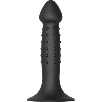 Image 1 of Mokko Анално дилдо Butt Plug "NUBBED BLACK" 14 см