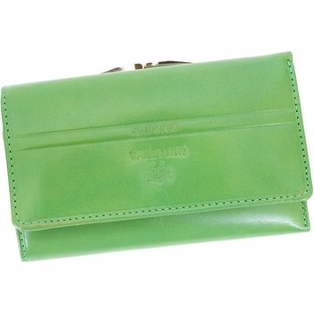 Emporio Valentini 563 PL10 zelená dámská kožená peněženka