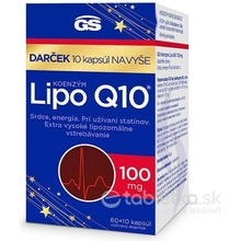 GS Koenzým lipo Q10 100 mg 60 + 10 kapsúl