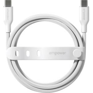 PanzerGlass Кабел PanzerGlass - Racing, USB-C/USB-C, 1.2 m, Silver White (5715685027628)