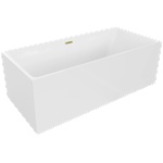 Mexen Nita 170x80 cm white/brushed gold (52091708000-55)