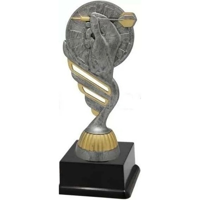 Šipkařská trofej Darteg šipkařská trofej terč a ruka se šipkou 16cm