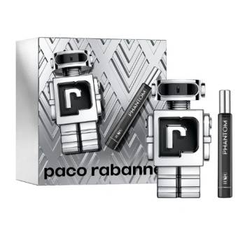 Paco Rabanne Phantom Подаръчен комплект, Тоалетна вода 100ml + Тоалетна вода 10ml, мъже