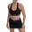 DKNY Women's Medium Impact Sports Bra - Black