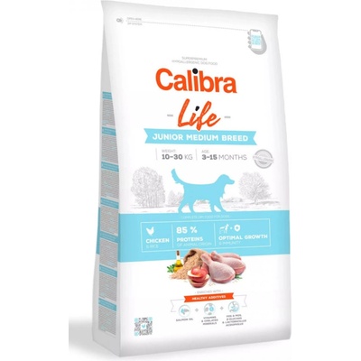 Calibra Dog Life Junior Medium Breed Chicken 24 kg