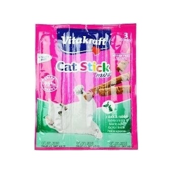 Vitakraft Cat Stick mini Rabb Duck 3 x 6 g