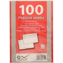 Poštové obálky C6 samolepiace, 100 ks