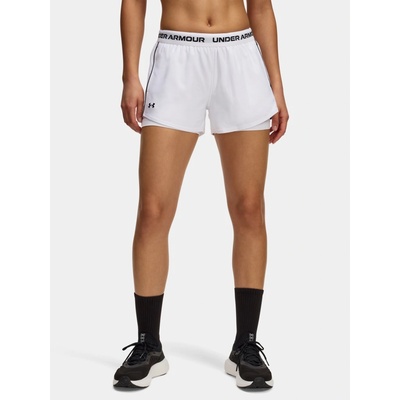 Under Armour kraťasy Tech Play Up 2In1 Shorts Wmn White