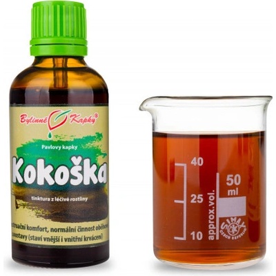 Bylinné kapky Kokoška pastuší tobolka tinktura 50 ml