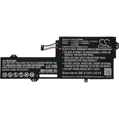 Cameron Sino Батерия за лаптоп LENOVO IdeaPad 320S-13IKB, V530s, Yoga 520 12, L17C3P61 LiPo 11.52V 3100 mAh CAMERON SINO (CS-LVY520NB)