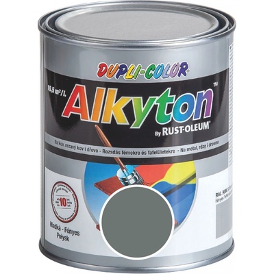 Rust Oleum ALKYTON Lesklá RAL 7005 Tmavá šedá 750ml