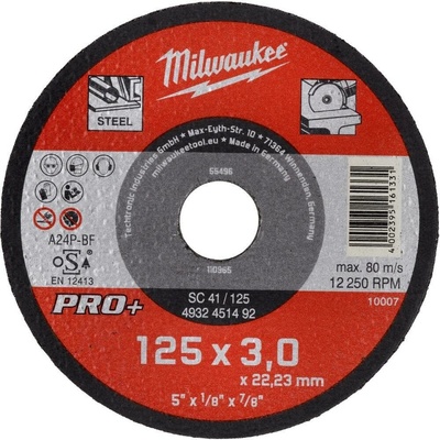 Milwaukee Řezný kotouč 125 x 3 mm 4932451492