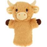 Keel Toys SE3077-3 Keeleco Крава високопланинска - еко плюшена кукла на ръка 27 см (21-SE3077-3)
