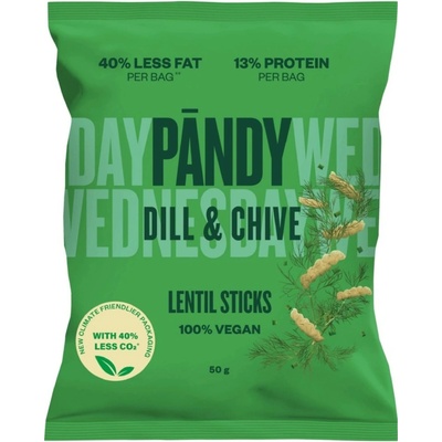 PANDY Šošovicové Chipsy kôpor-pažítka 50 g