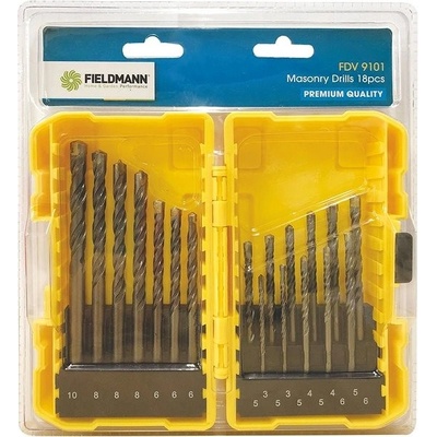 FIELDMANN FDV 9101 Sada 18ks vrtáky / bity 50003592
