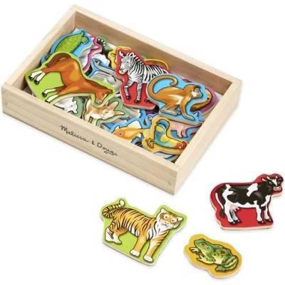 Melissa & Doug - Магнитен комплект - Дървени животни