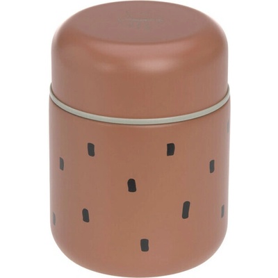 Lässig Food Jar Medium Happy Prints caramel termoska 350 ml