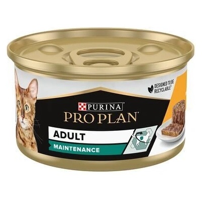 Purina Pro Plan Adult Cat Mintenance Chicken Mousse - консерва за котки с пилешко месо 85gr
