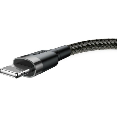 Baseus Cafule nabíjací / dátový kábel USB na Lightning 2, 4A 0, 5m, šedá-čierna