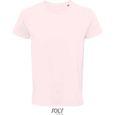 Sol's Crusader Men pánské tričko z bio bavlny růžová pale