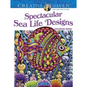 Creative Haven Spectacular Sea Life Designs Coloring Book