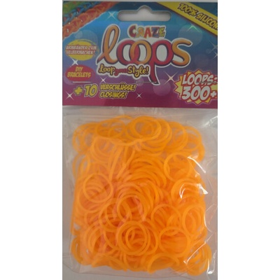 Gumičky Loom oranžové 300 ks
