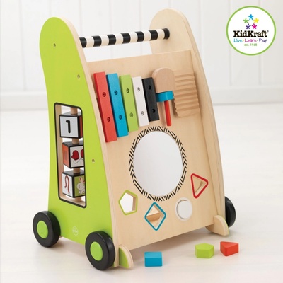 Kidkraft drevené s mototickými aktivitami zelené