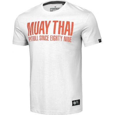 PitBull West Coast pánské triko Muay Thai Champions bílé