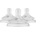 Philips Комплект биберони Philips Avent Natural Response - 3.0, flow 3, 4, 5, 3 броя (SCY960/03)