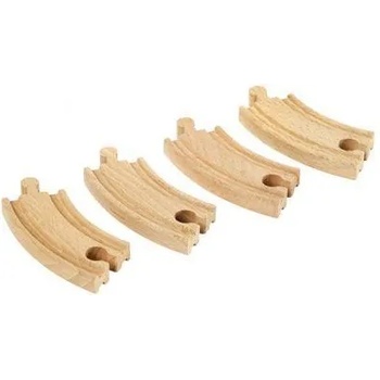 BRIO Дървени релси за влакче малки (33337)