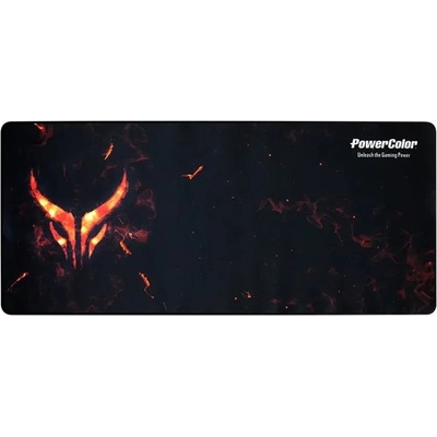 PowerColor Подложка за мишка PowerColor Red Devil MPD-1000, гейминг, черна, 900 x 400 x 3 мм (695-G000000577)