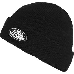 Horsefeathers Мъжка зимна шапка (beanie) Horsefeathers Del Beanie - Black - размер One Size (904-4275-0111)
