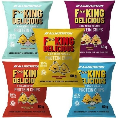 ALLNUTRITION Proteinové Chipsy Fitking Delicious Protein Chips Sladká paprika 60 g