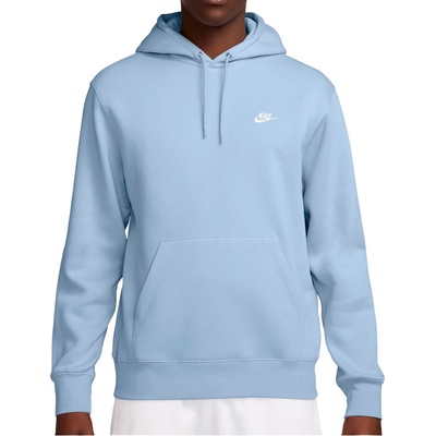 Nike Мъжки суичър Nike Club Basketball Pull-Over Hoodie - Hydrogen Blue / Hydrogen Blue / White (017-4209-0311)