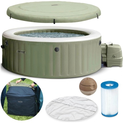 Intex PureSpa Bubble Massage olivová zelená 28426NP
