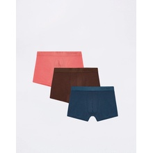 Organic Basics Soft Touch Trunks 3-pack Terracotta / Rich Brown / Midnight Blue