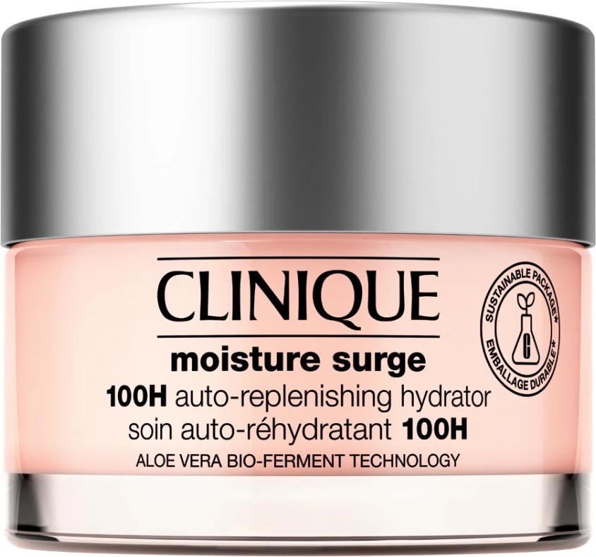 Clinique Moisture Surge 100H Auto-Repleshing Hydrator With Aloe Vera Bio-FERMENT 24 - часов крем дамски 50ml