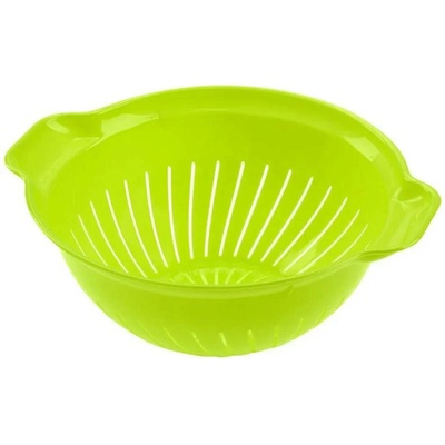 Plastový cedník s uchy HEIDRUN 26cm MODRÝ