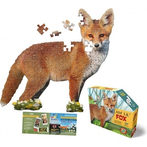 WOW Toys Пъзел Wow - Лисица, 100 части (WOWP4001)