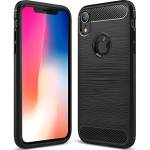 Apple Carbon Shield TPU калъф за Apple iPhone XR - Черен KP16035