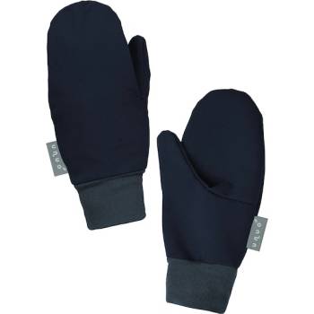 Unuo, Dětské softshellové rukavice s fleecem Tap, Tm. Modročerná