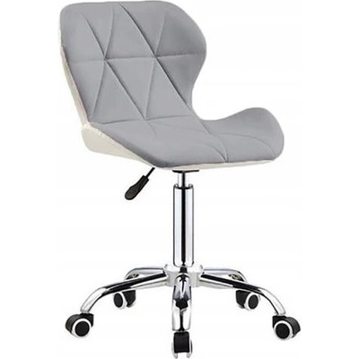 Bestent Кожен офис стол White - Light Grey (SKY74A Bialo szare)