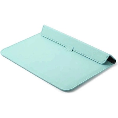 SES 2v1 Puzdro s magnetom a stojanom z ekokože pre Apple MacBook Air 13,6" (2024, M3) - zelené 17235